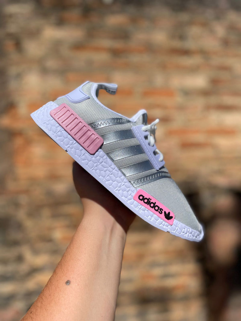 Tênis NMD Adidas Cinza/Rosa