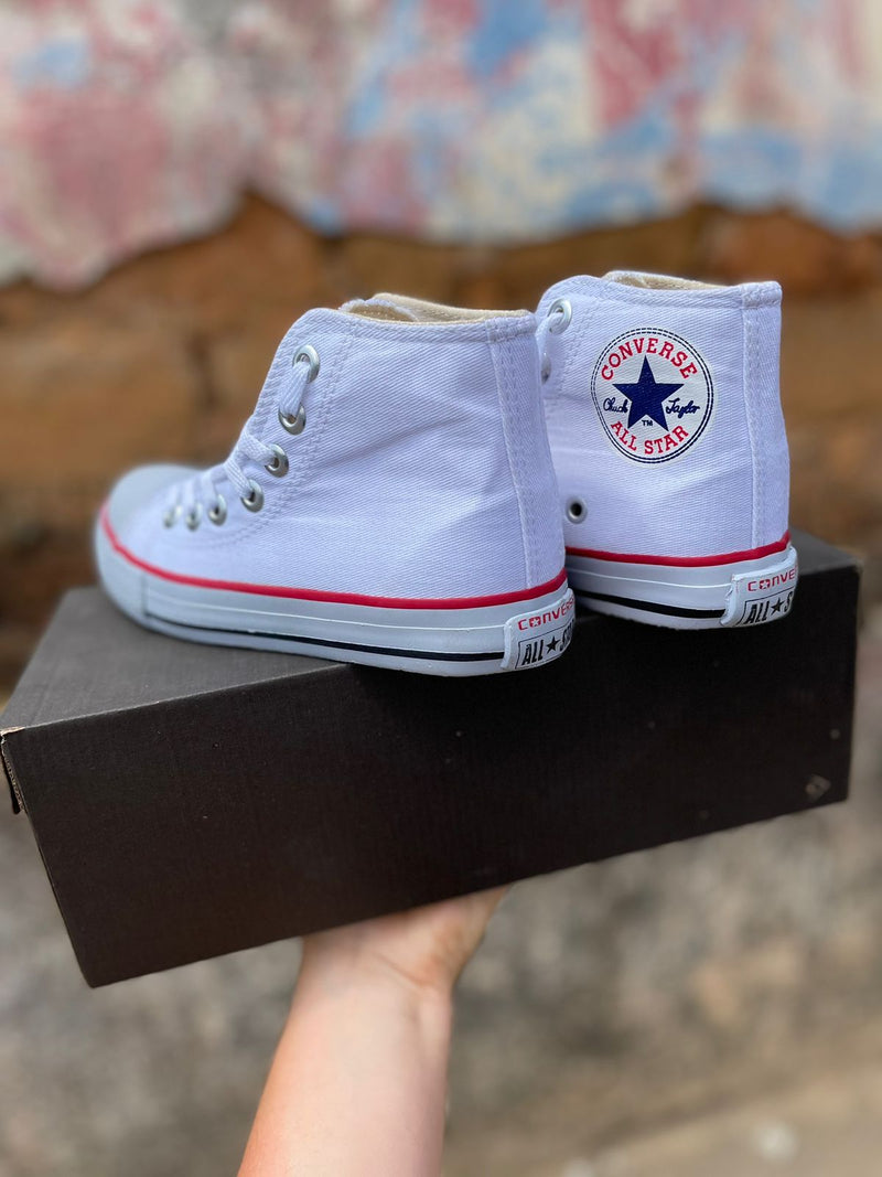 Tênis cano alto All Star Branco