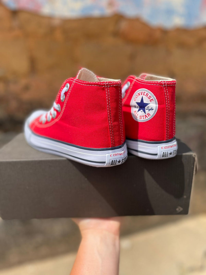 Tênis cano alto All Star Vermelho