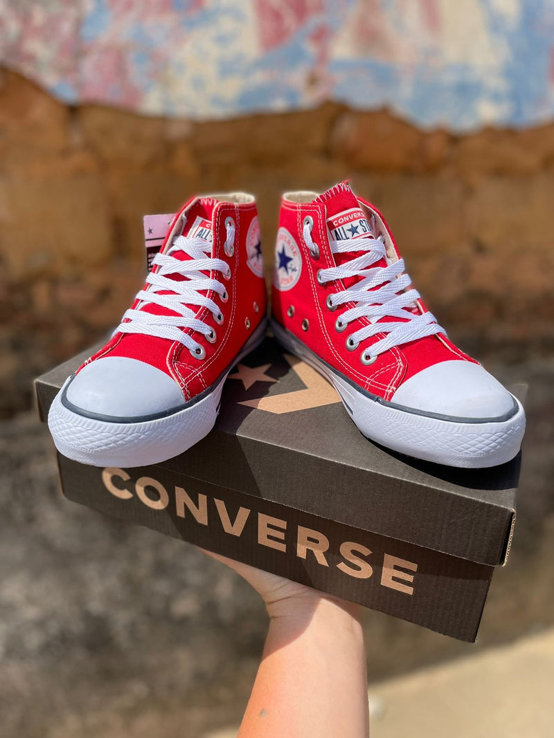 Tênis cano alto All Star Vermelho